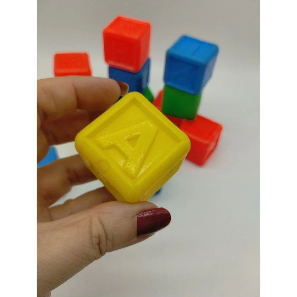 Vintage Colorful Soft Plastic Alphabet Animal 1.5